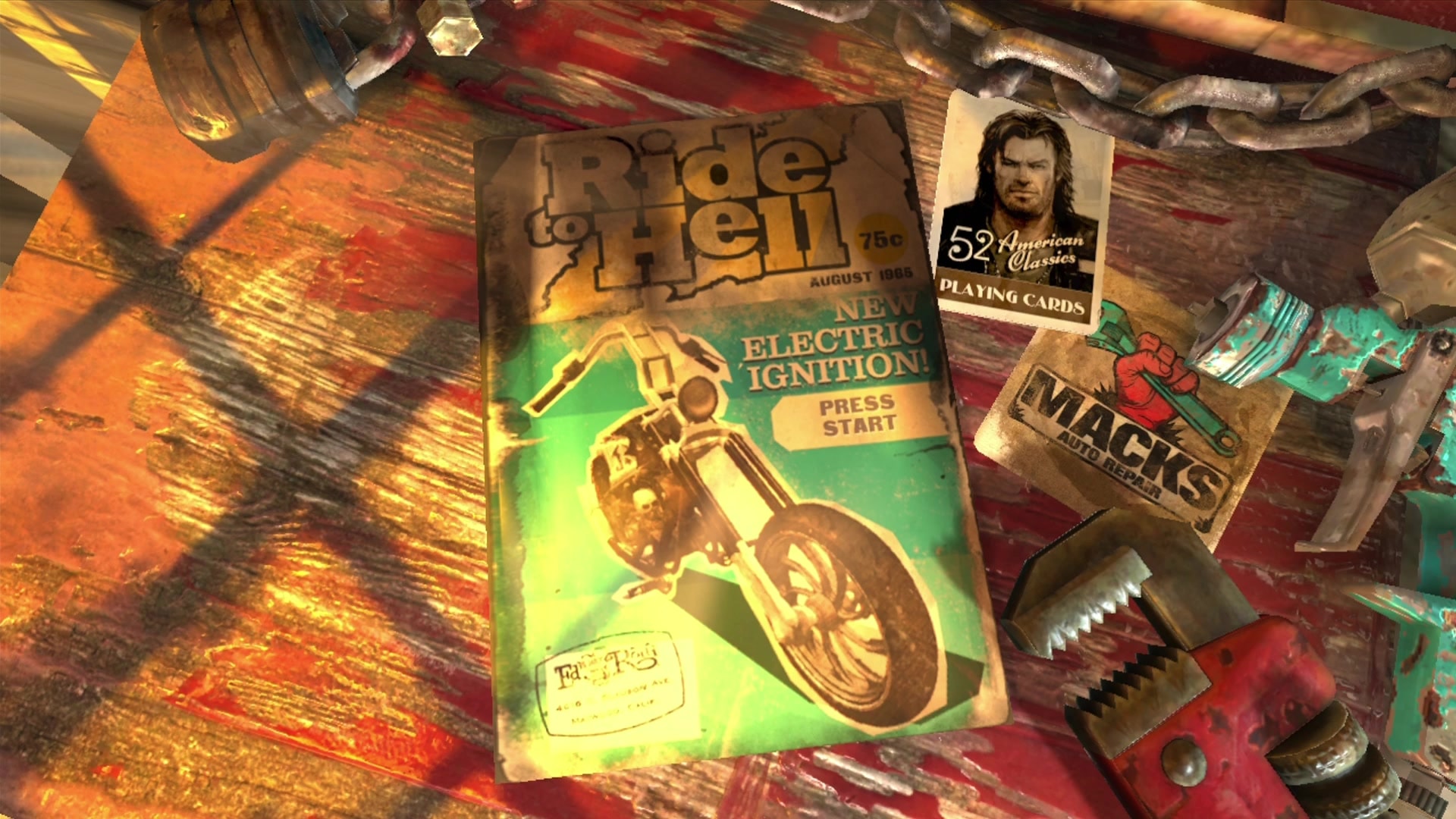 Ride title screen for Xbox 360